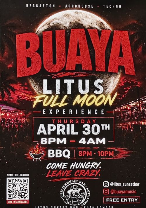 Buaya Litus Full moon Party